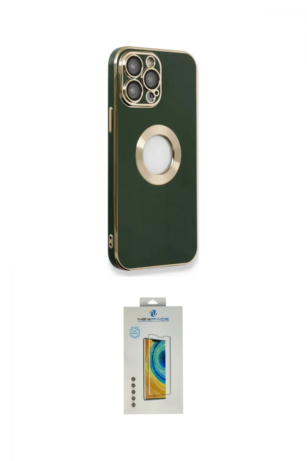 ieg™ iPhone 14 Pro Max Kılıf İz Form Serisi - Siyah Polymer Nano Ekran Koruyucu