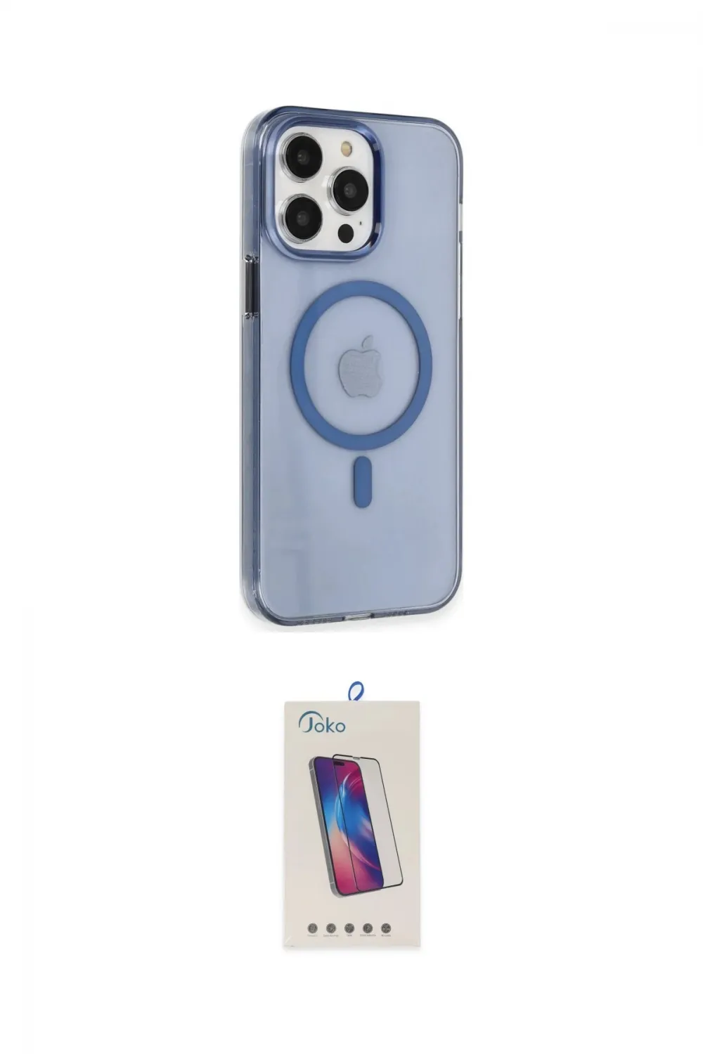 ieg™ iPhone 14 Pro Max Kılıf Kıvılcım Asil Özel Seri - Siyah Joko 5D Cam