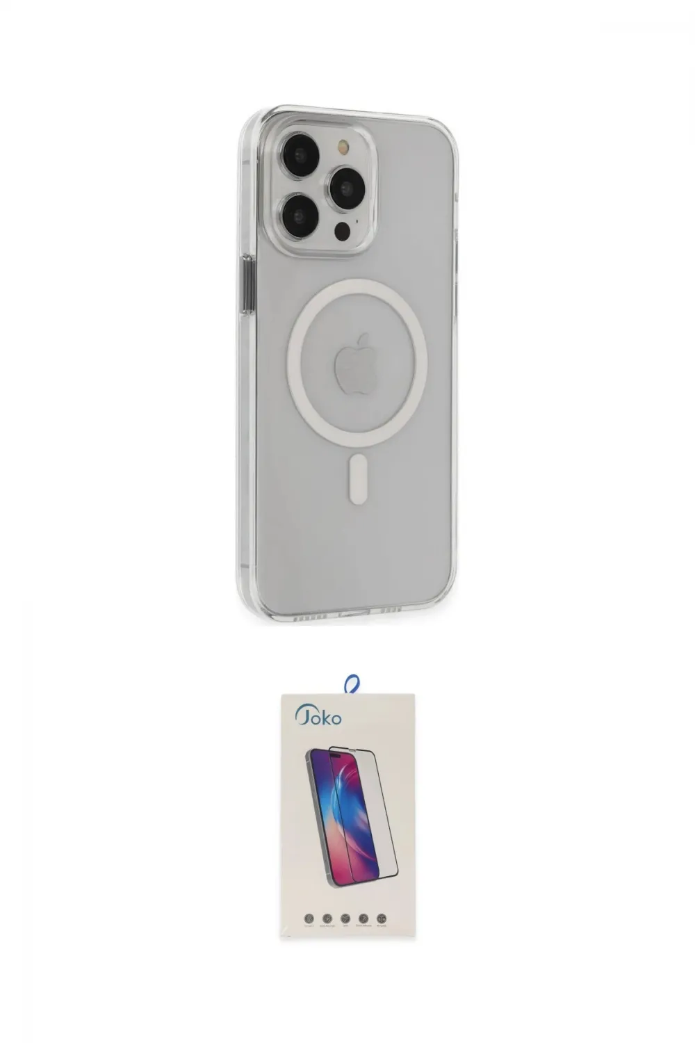 ieg™ iPhone 14 Pro Max Kılıf Kıvılcım Asil Özel Seri - Siyah Joko 5D Cam