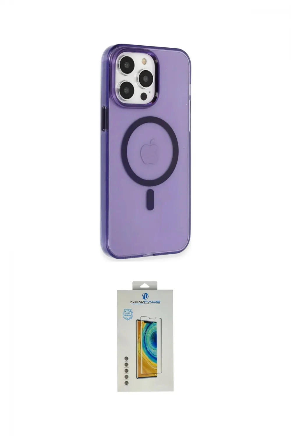 ieg™ iPhone 14 Pro Max Kılıf Kıvılcım Asil Özel Seri - Siyah Polymer Nano Ekran Koruyucu
