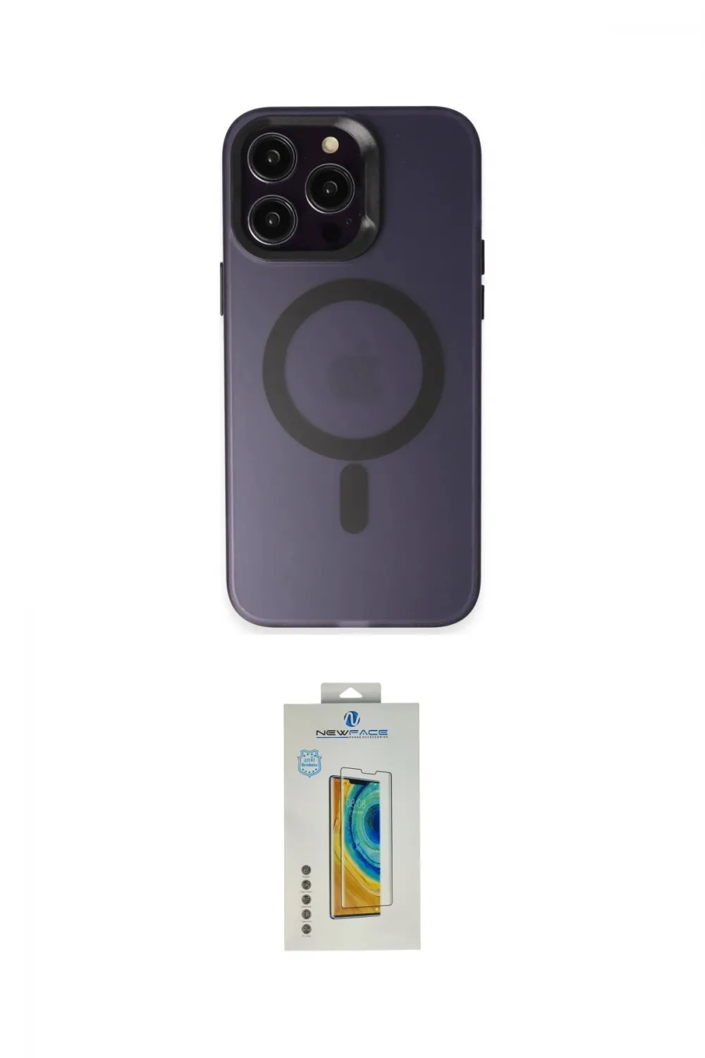 ieg™ iPhone 14 Pro Max Kılıf Kozmos Çizgi Prime - Siyah Polymer Nano Ekran Koruyucu