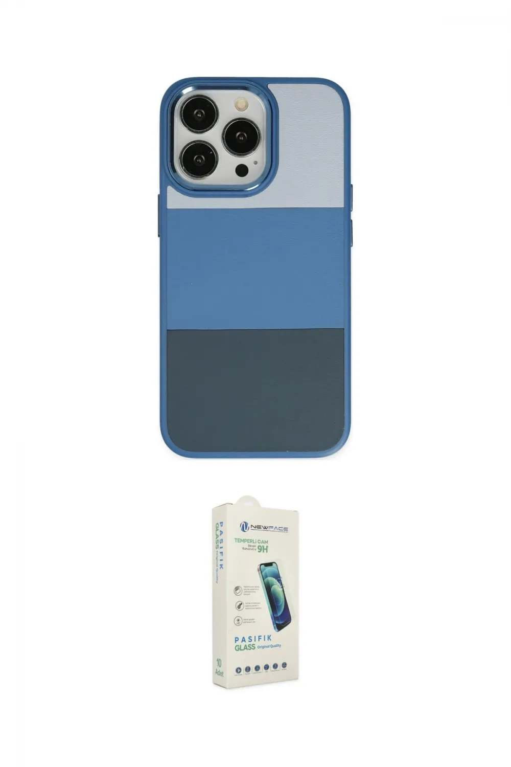 ieg™ iPhone 14 Pro Max Kılıf Kutup Özel Seri - Şeffaf Pasifik Cam Ekran Koruyucu