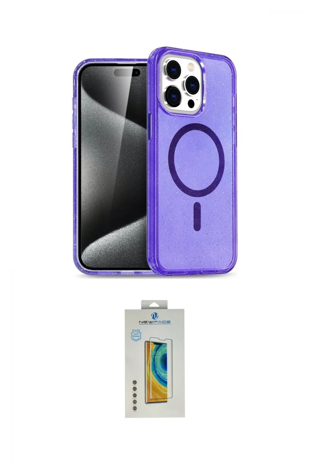 ieg™ iPhone 14 Pro Max Kılıf Nova Asil Prime - Siyah Polymer Nano Ekran Koruyucu