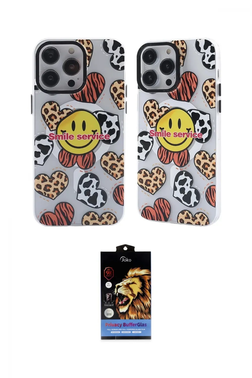 ieg™ iPhone 14 Pro Max Kılıf Nova Doku Koleksiyonu - Siyah Buffer Hayalet Cam Ekran Koruyucu