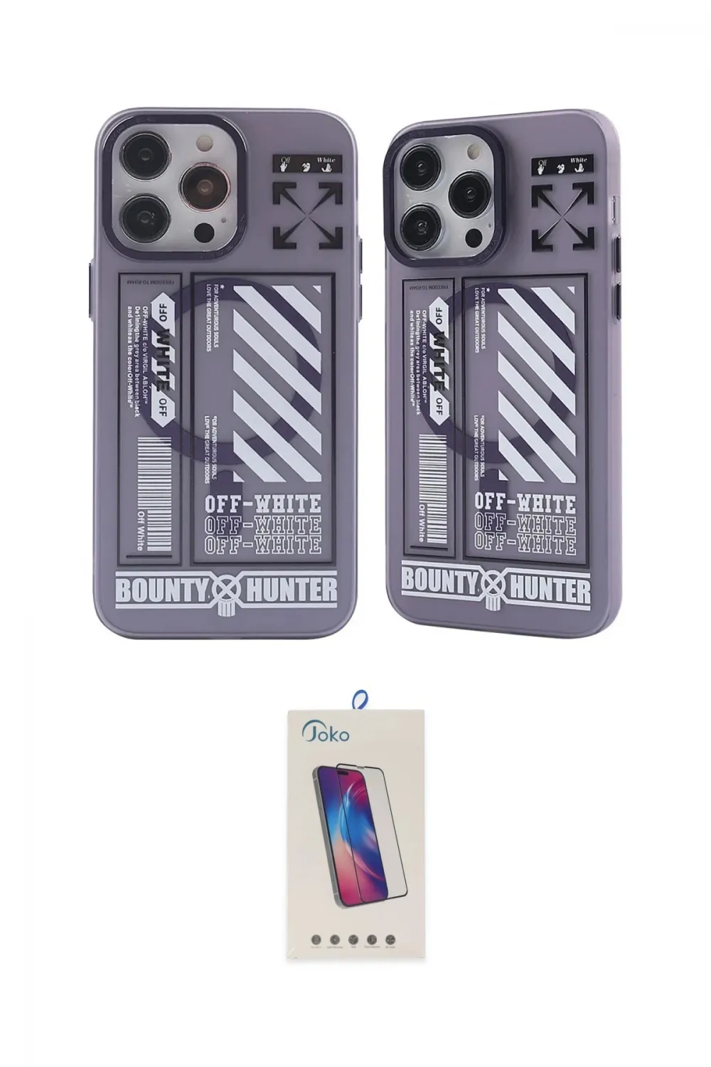 ieg™ iPhone 14 Pro Max Kılıf Nova Doku Koleksiyonu - Siyah Joko 5D Cam