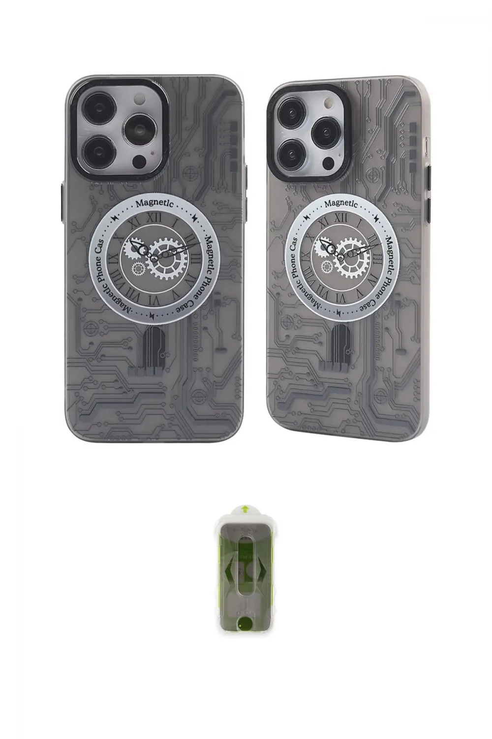 ieg™ iPhone 14 Pro Max Kılıf Nova Doku Koleksiyonu - Siyah Joko Magic 5D Hayalet Cam