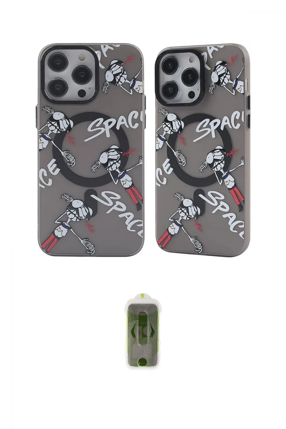 ieg™ iPhone 14 Pro Max Kılıf Nova Doku Koleksiyonu - Siyah Joko Magic 5D Hayalet Cam