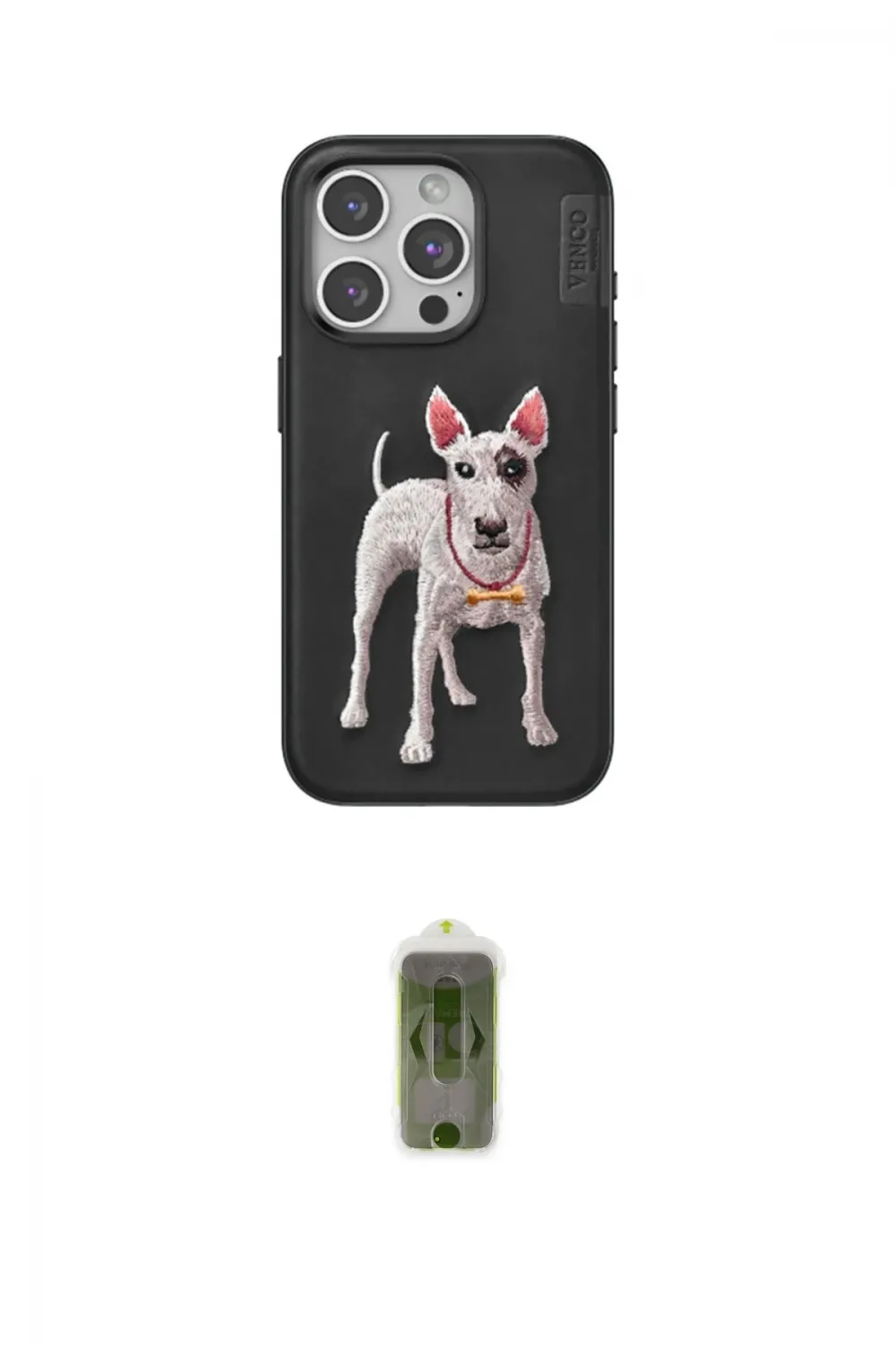 ieg™ iPhone 14 Pro Max Kılıf Nova Form Koleksiyonu - Siyah Joko Magic 5D Hayalet Cam