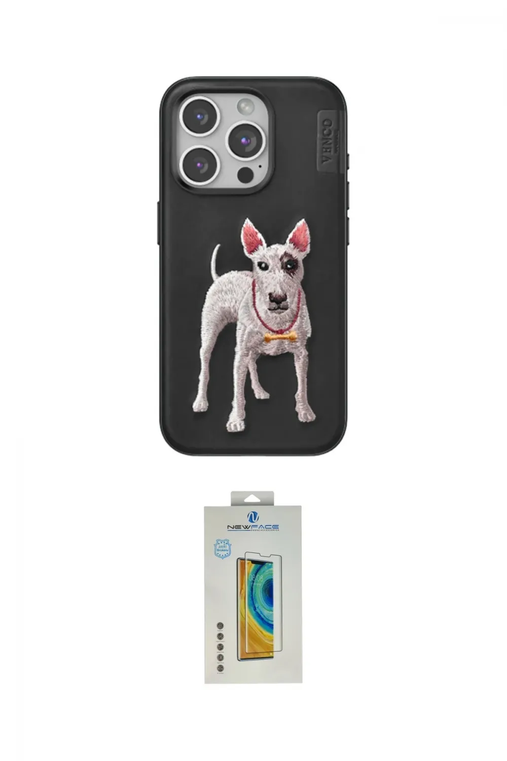 ieg™ iPhone 14 Pro Max Kılıf Nova Form Koleksiyonu - Siyah Polymer Nano Ekran Koruyucu