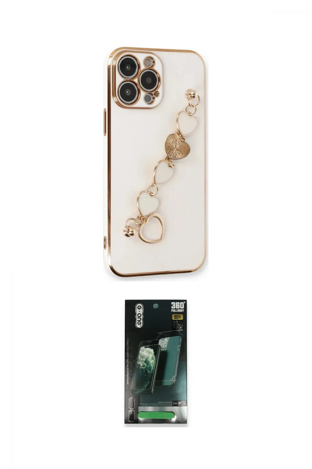 ieg™ iPhone 14 Pro Max Kılıf Nova Işık Prime - Şeffaf 360 Full Body Arka Koruyucu
