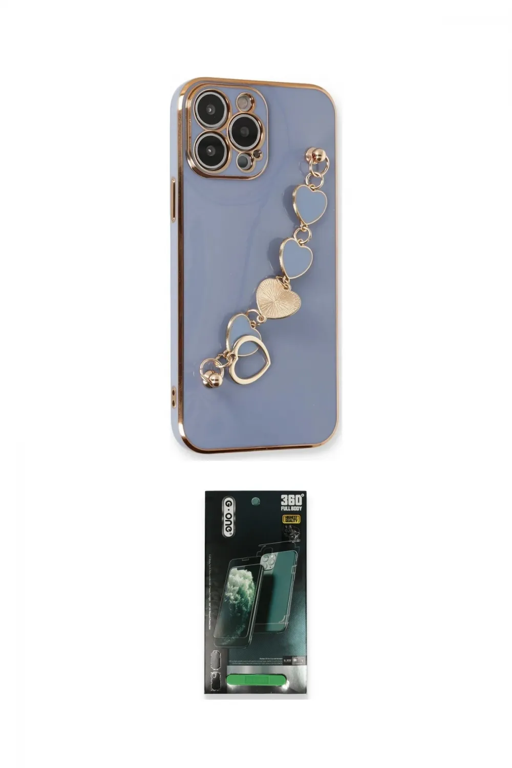 ieg™ iPhone 14 Pro Max Kılıf Nova Işık Prime - Şeffaf 360 Full Body Arka Koruyucu