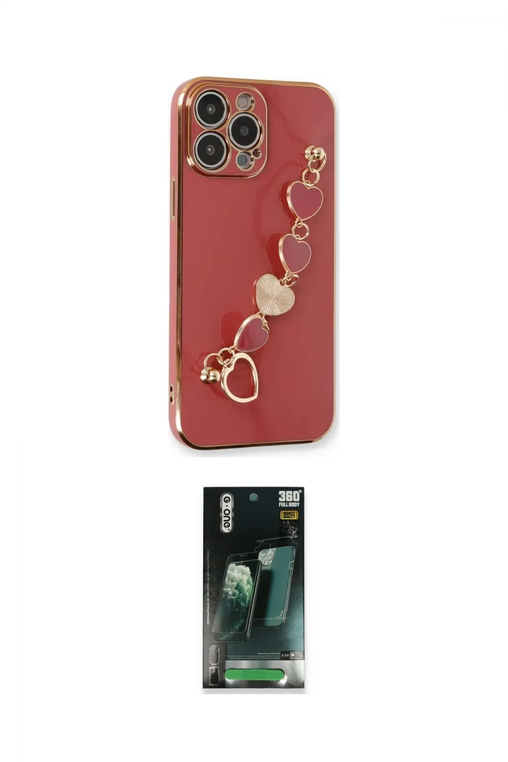 ieg™ iPhone 14 Pro Max Kılıf Nova Işık Prime - Şeffaf 360 Full Body Arka Koruyucu