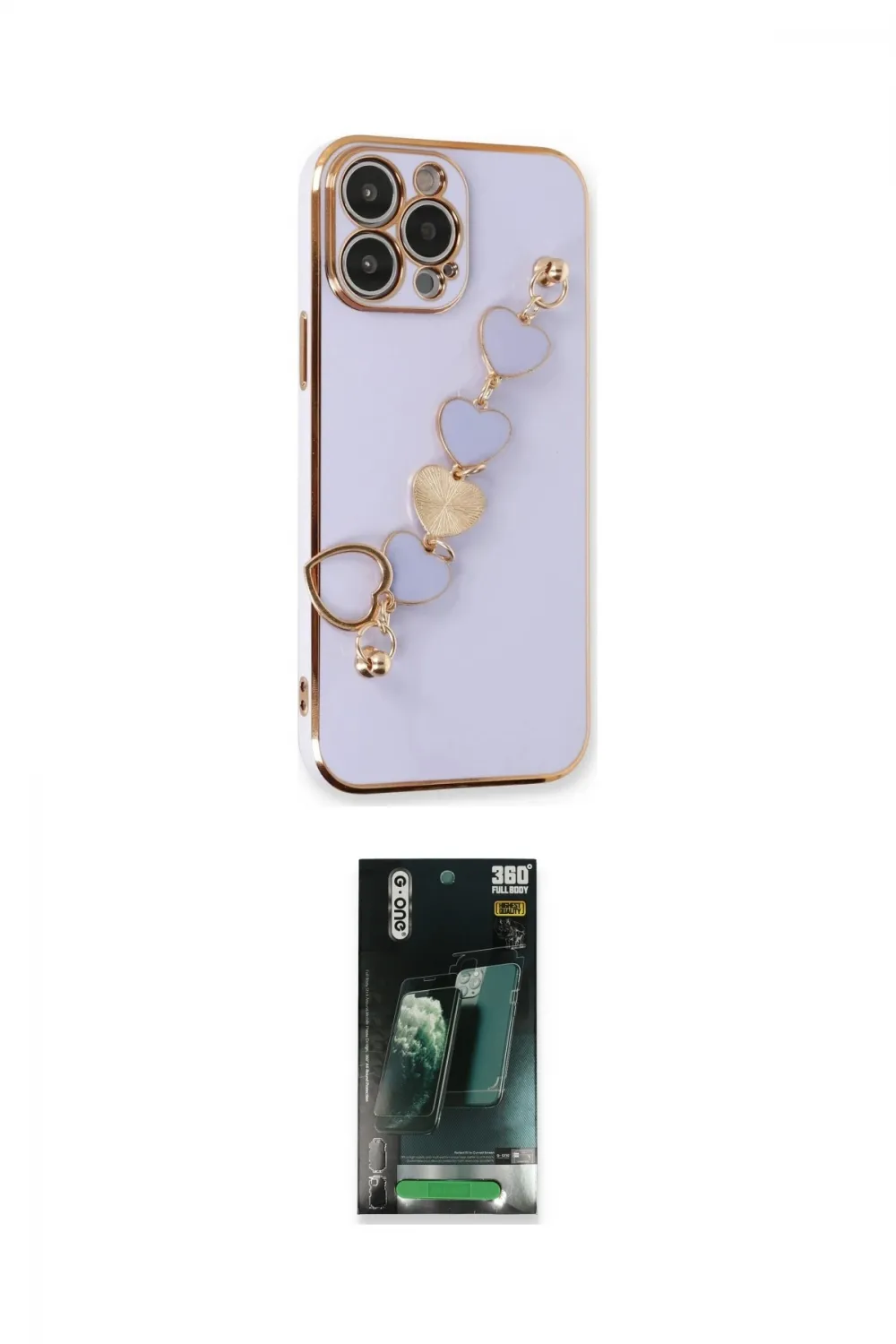 ieg™ iPhone 14 Pro Max Kılıf Nova Işık Prime - Şeffaf 360 Full Body Arka Koruyucu