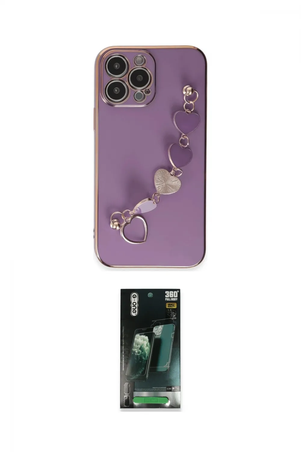 ieg™ iPhone 14 Pro Max Kılıf Nova Işık Prime - Şeffaf 360 Full Body Arka Koruyucu