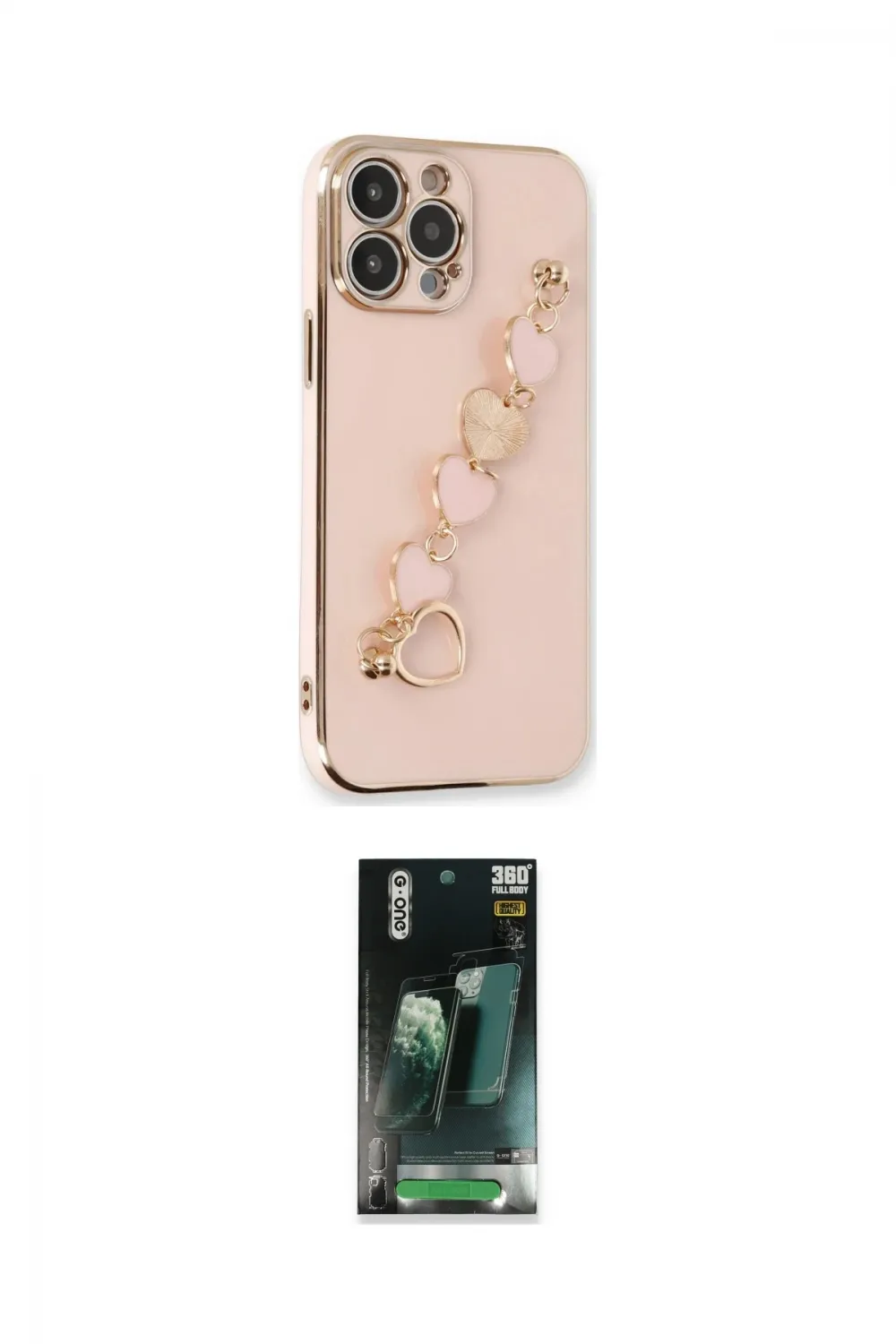ieg™ iPhone 14 Pro Max Kılıf Nova Işık Prime - Şeffaf 360 Full Body Arka Koruyucu