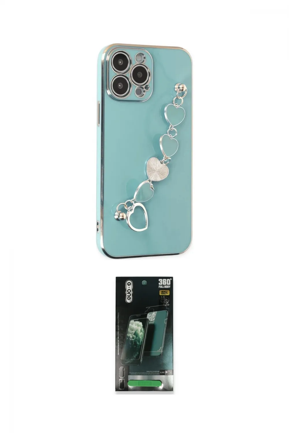 ieg™ iPhone 14 Pro Max Kılıf Nova Işık Prime - Şeffaf 360 Full Body Arka Koruyucu