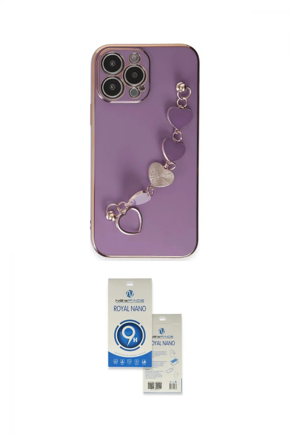 ieg™ iPhone 14 Pro Max Kılıf Nova Işık Prime - Şeffaf Royal Nano Ekran Koruyucu