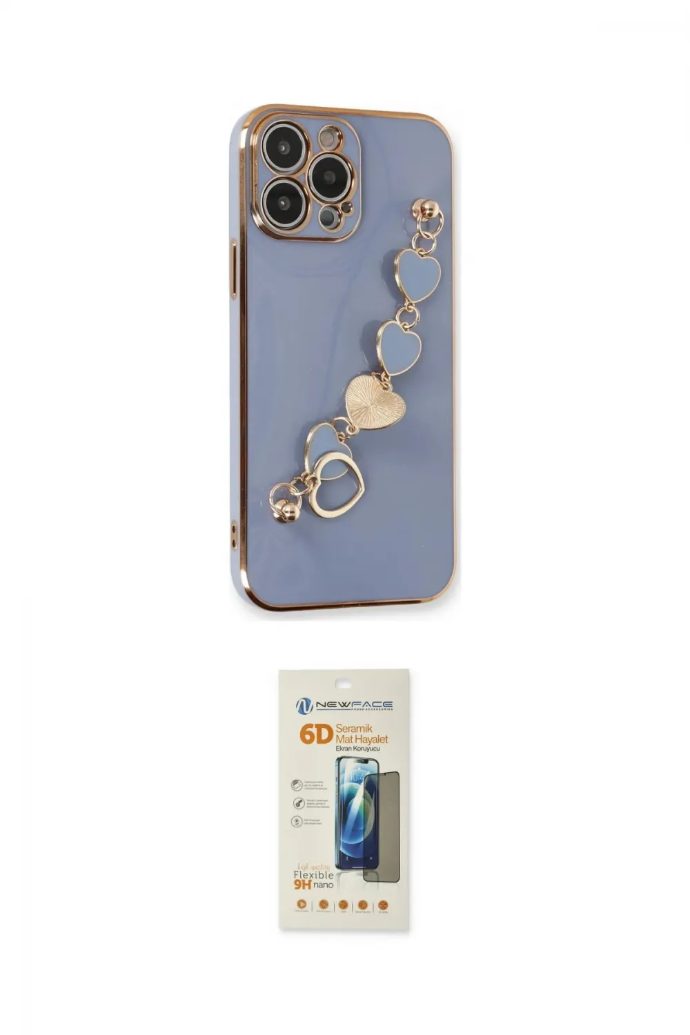 ieg™ iPhone 14 Pro Max Kılıf Nova Işık Prime - Siyah 6D Mat Seramik Hayalet Nano Ekran Koruyucu