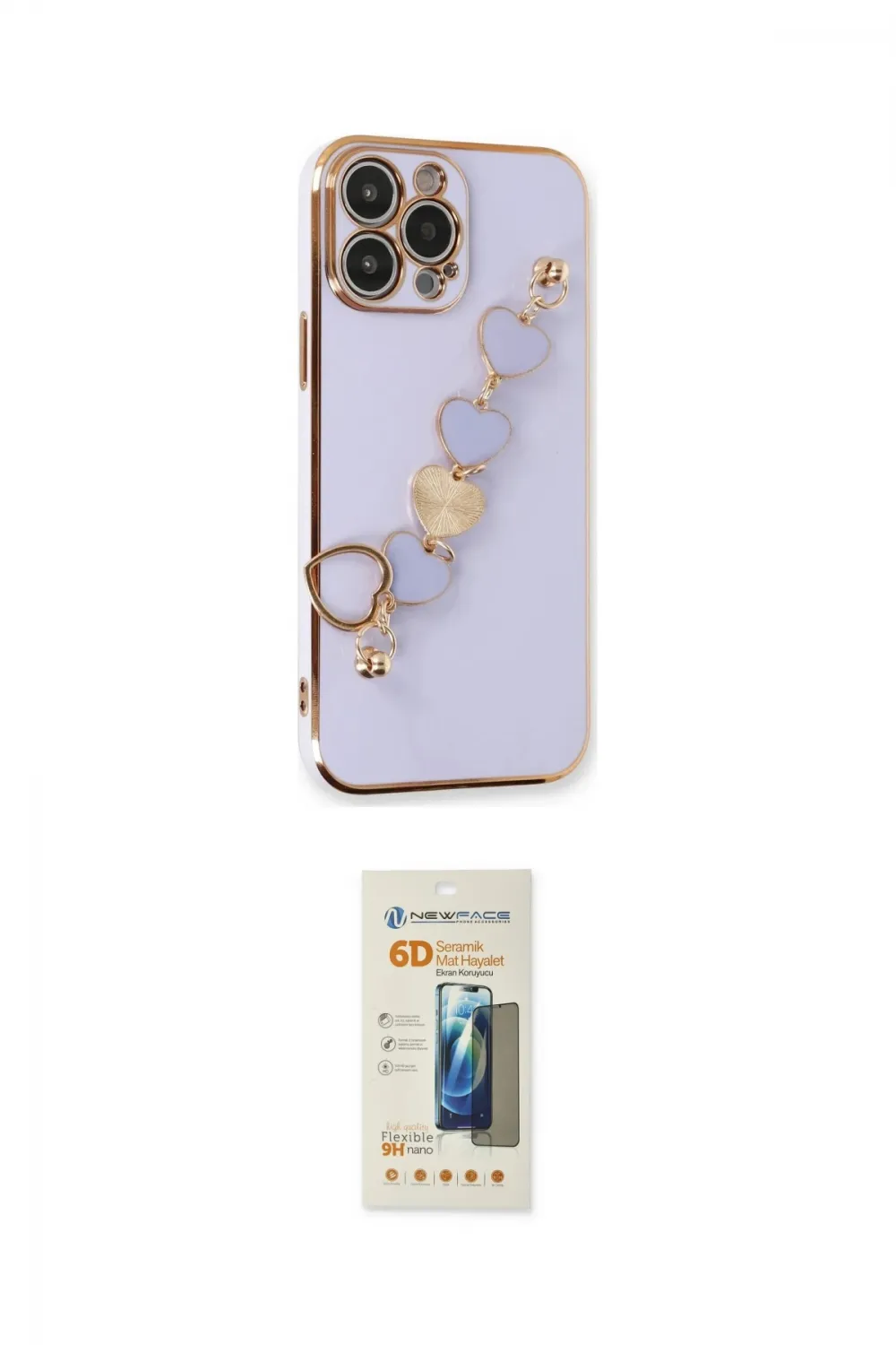 ieg™ iPhone 14 Pro Max Kılıf Nova Işık Prime - Siyah 6D Mat Seramik Hayalet Nano Ekran Koruyucu
