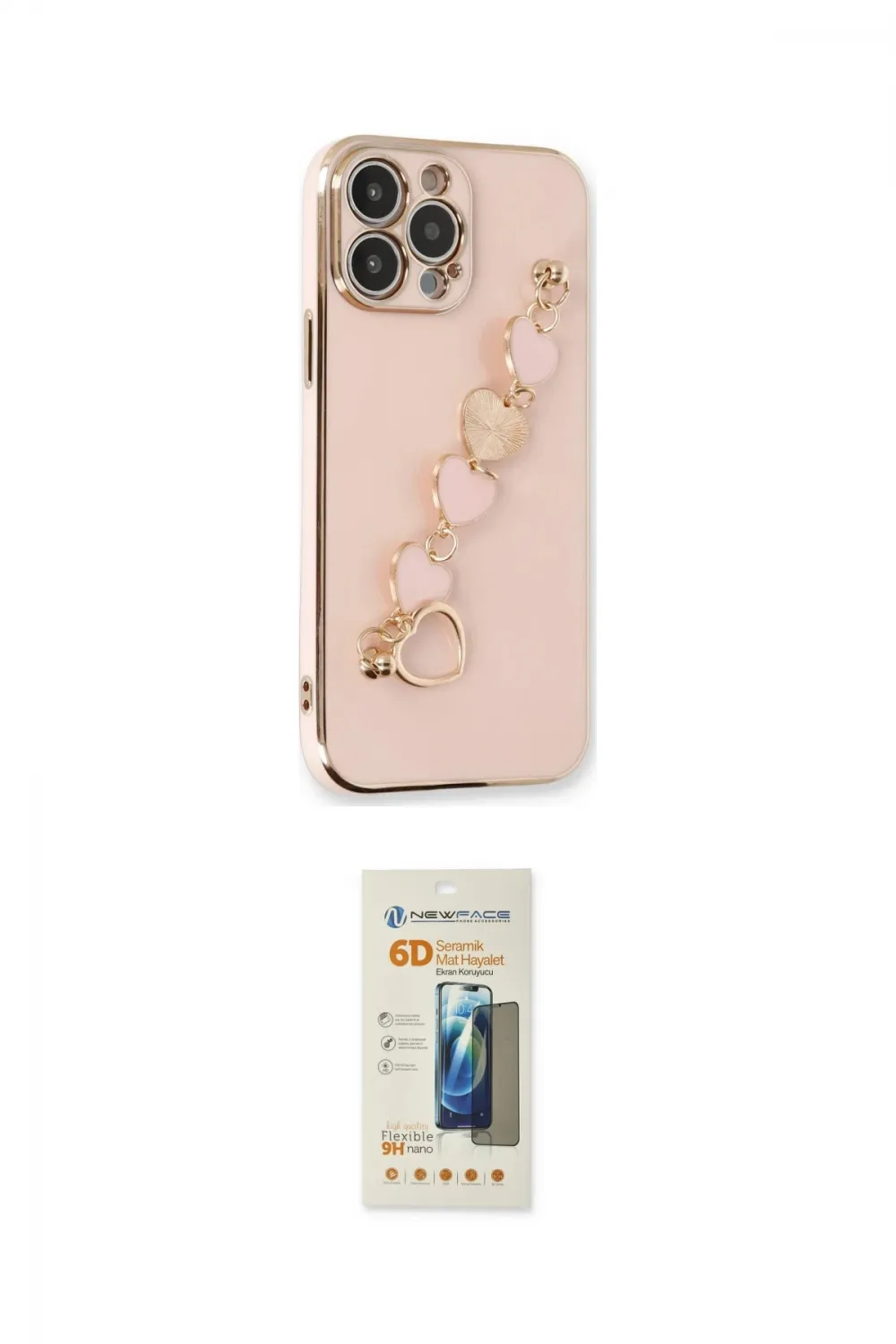 ieg™ iPhone 14 Pro Max Kılıf Nova Işık Prime - Siyah 6D Mat Seramik Hayalet Nano Ekran Koruyucu