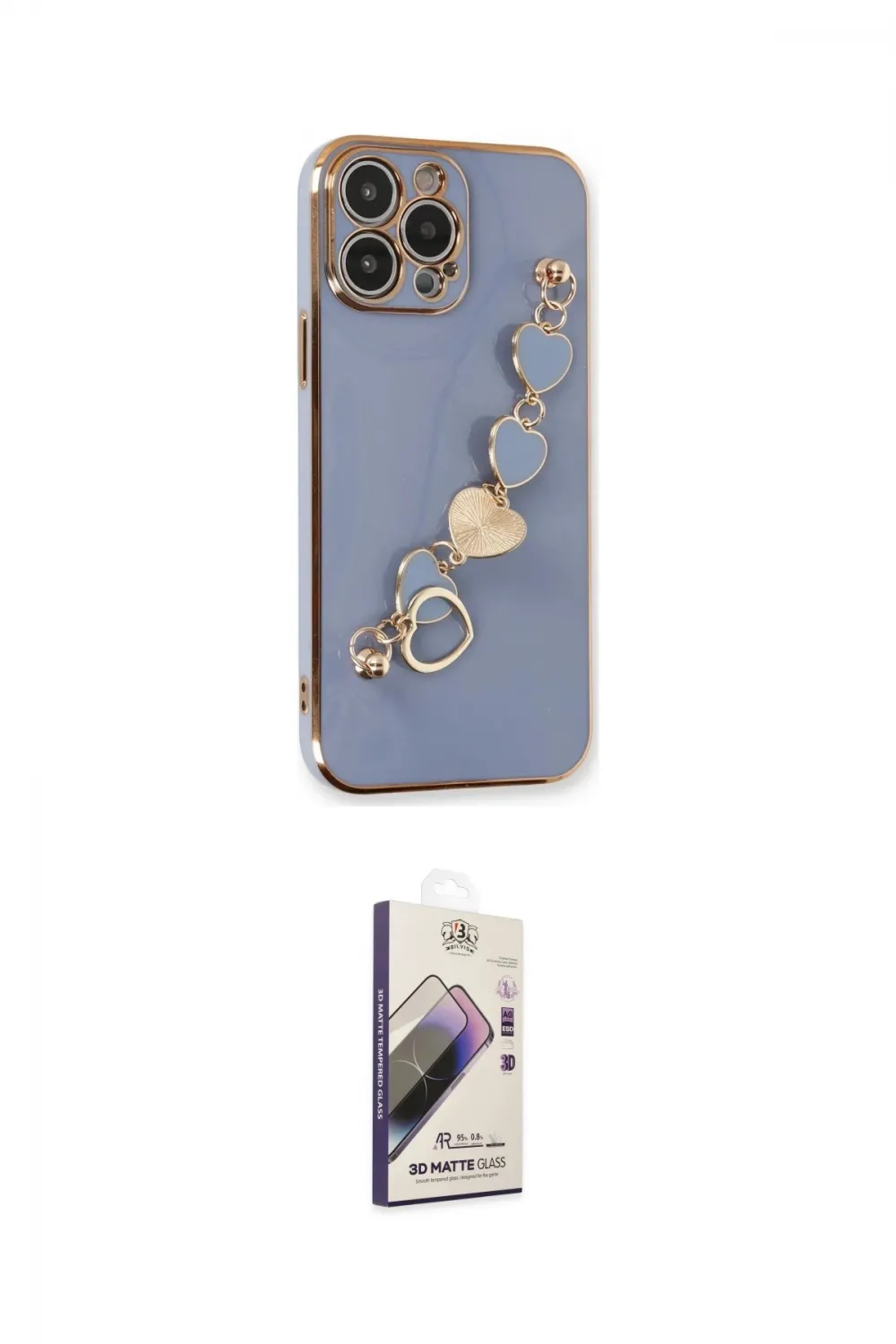 ieg™ iPhone 14 Pro Max Kılıf Nova Işık Prime - Siyah Bilvis 3D Mat Cam Ekran Koruyucu