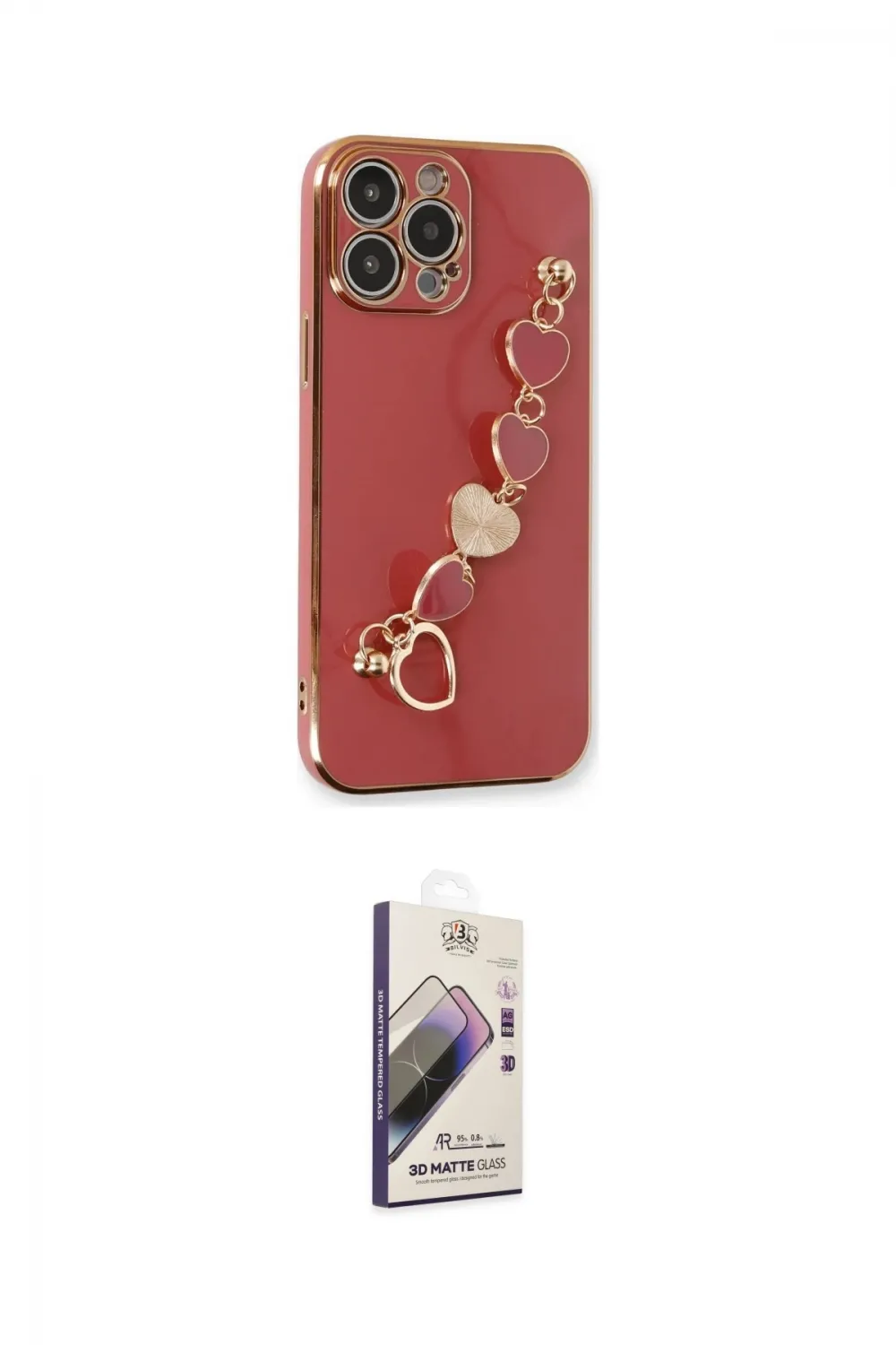 ieg™ iPhone 14 Pro Max Kılıf Nova Işık Prime - Siyah Bilvis 3D Mat Cam Ekran Koruyucu