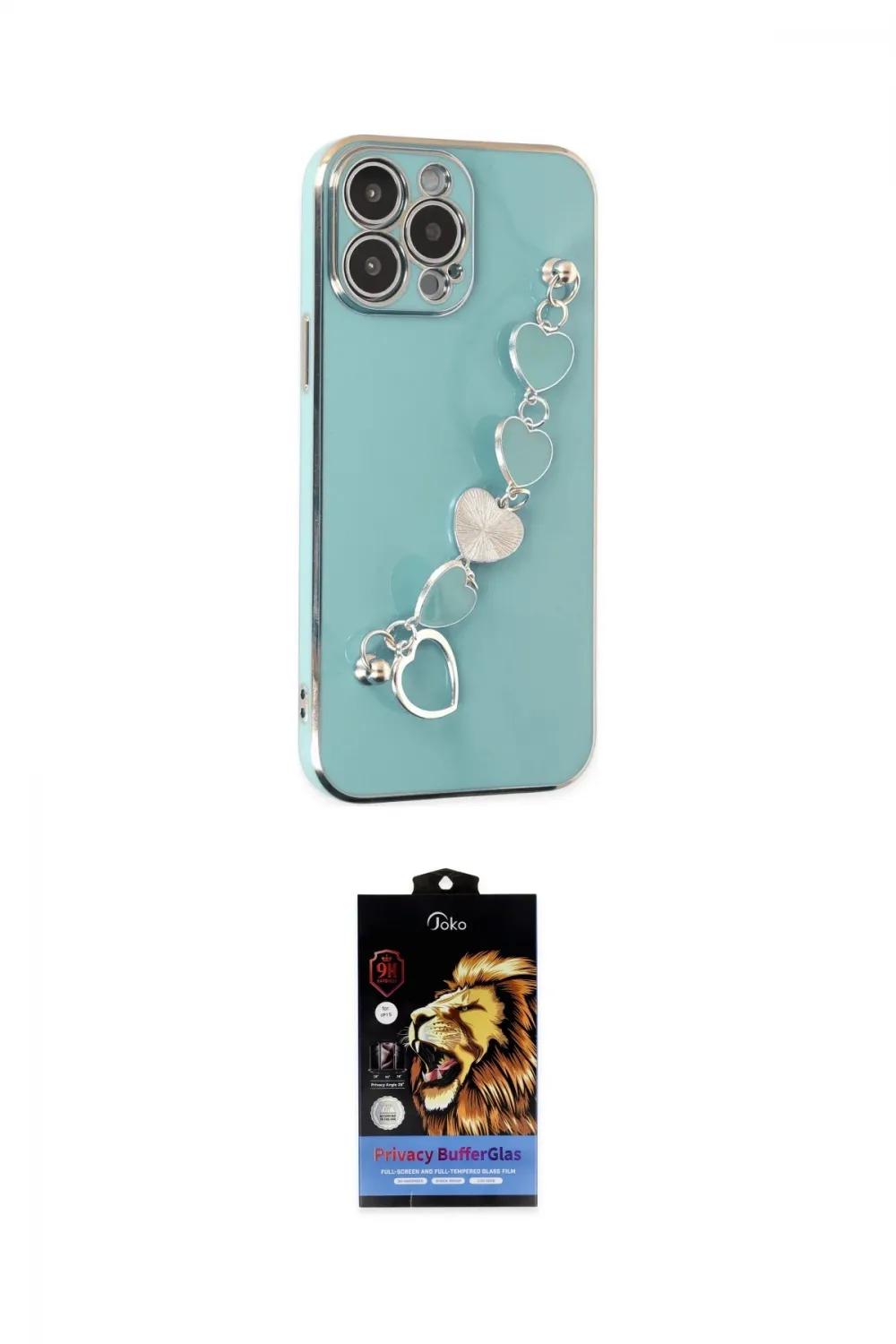 ieg™ iPhone 14 Pro Max Kılıf Nova Işık Prime - Siyah Buffer Hayalet Cam Ekran Koruyucu