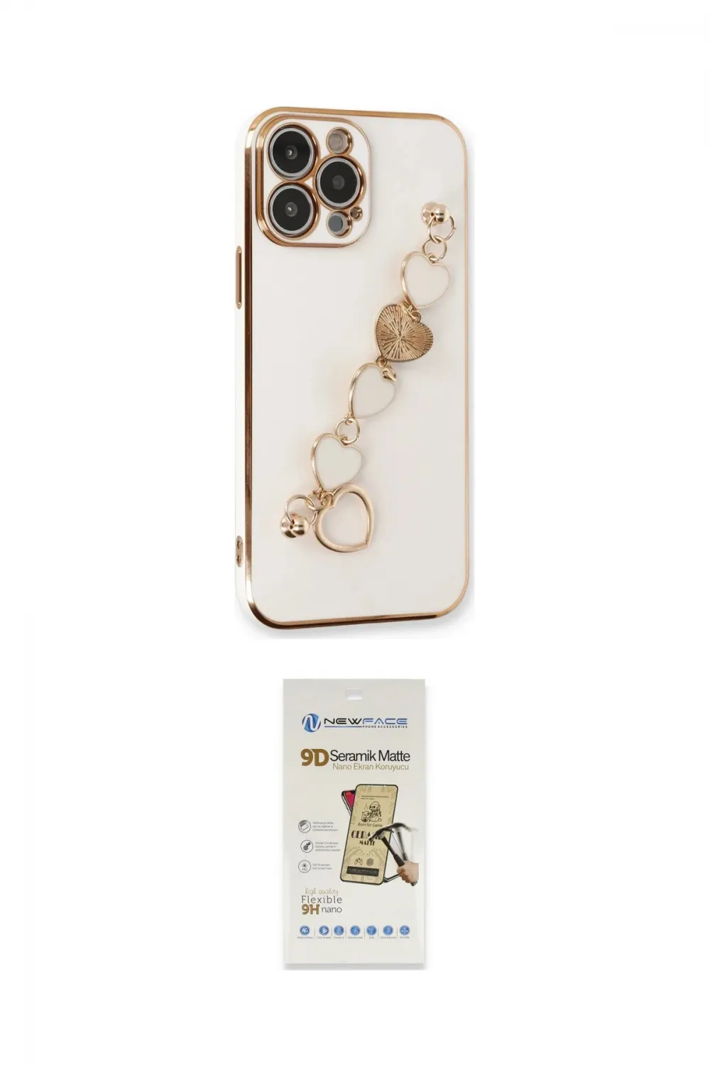 ieg™ iPhone 14 Pro Max Kılıf Nova Işık Prime - Siyah Mat Seramik Nano Ekran Koruyucu