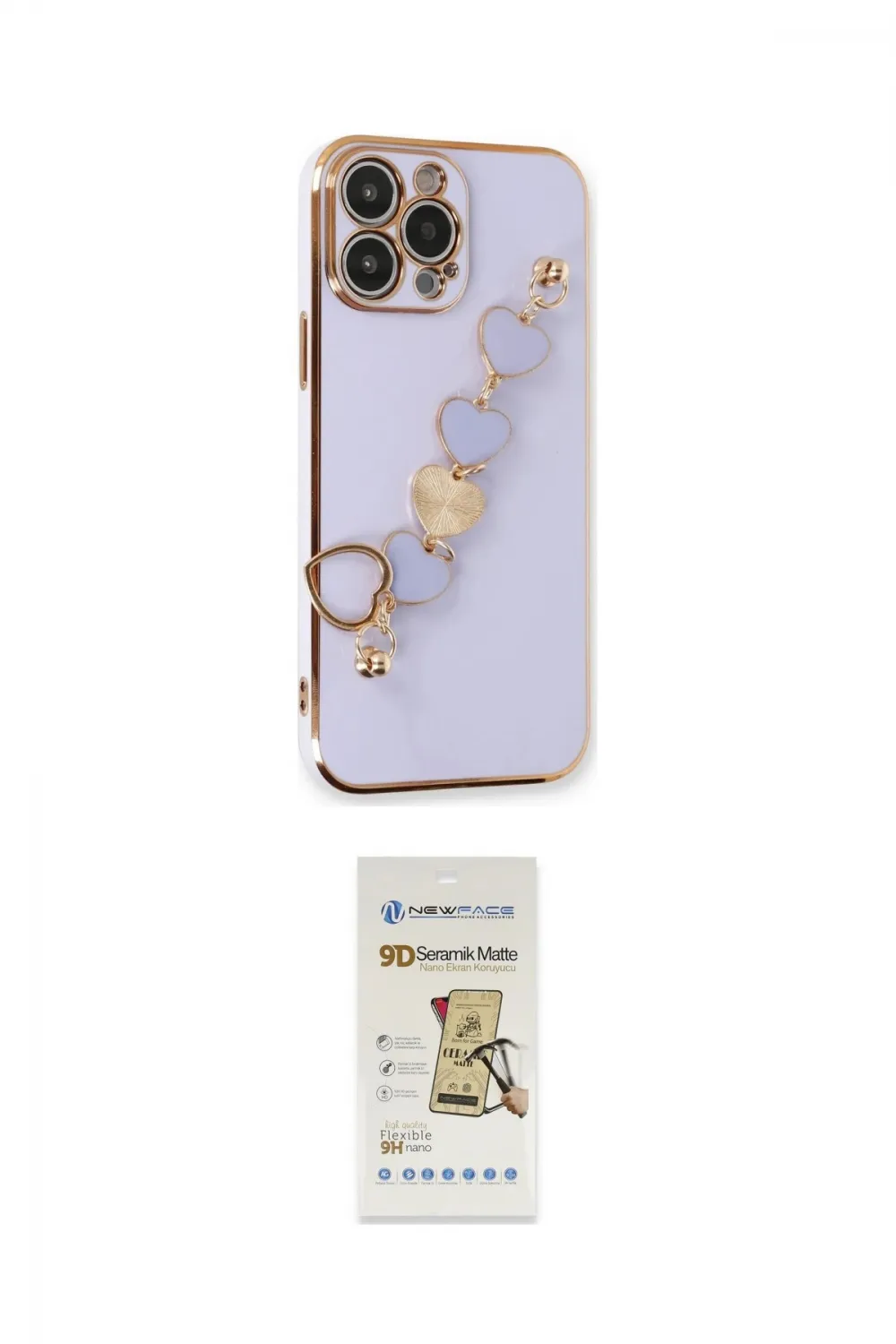 ieg™ iPhone 14 Pro Max Kılıf Nova Işık Prime - Siyah Mat Seramik Nano Ekran Koruyucu