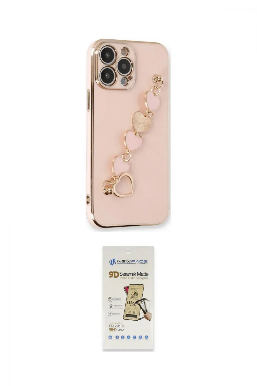 ieg™ iPhone 14 Pro Max Kılıf Nova Işık Prime - Siyah Mat Seramik Nano Ekran Koruyucu