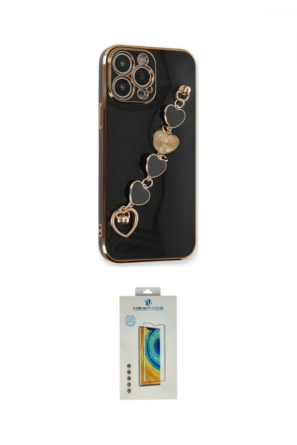 ieg™ iPhone 14 Pro Max Kılıf Nova Işık Prime - Siyah Polymer Nano Ekran Koruyucu