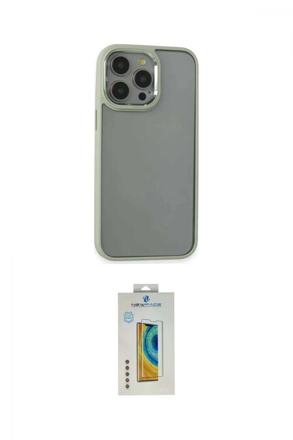 ieg™ iPhone 14 Pro Max Kılıf Nova Işık Serisi - Siyah Polymer Nano Ekran Koruyucu