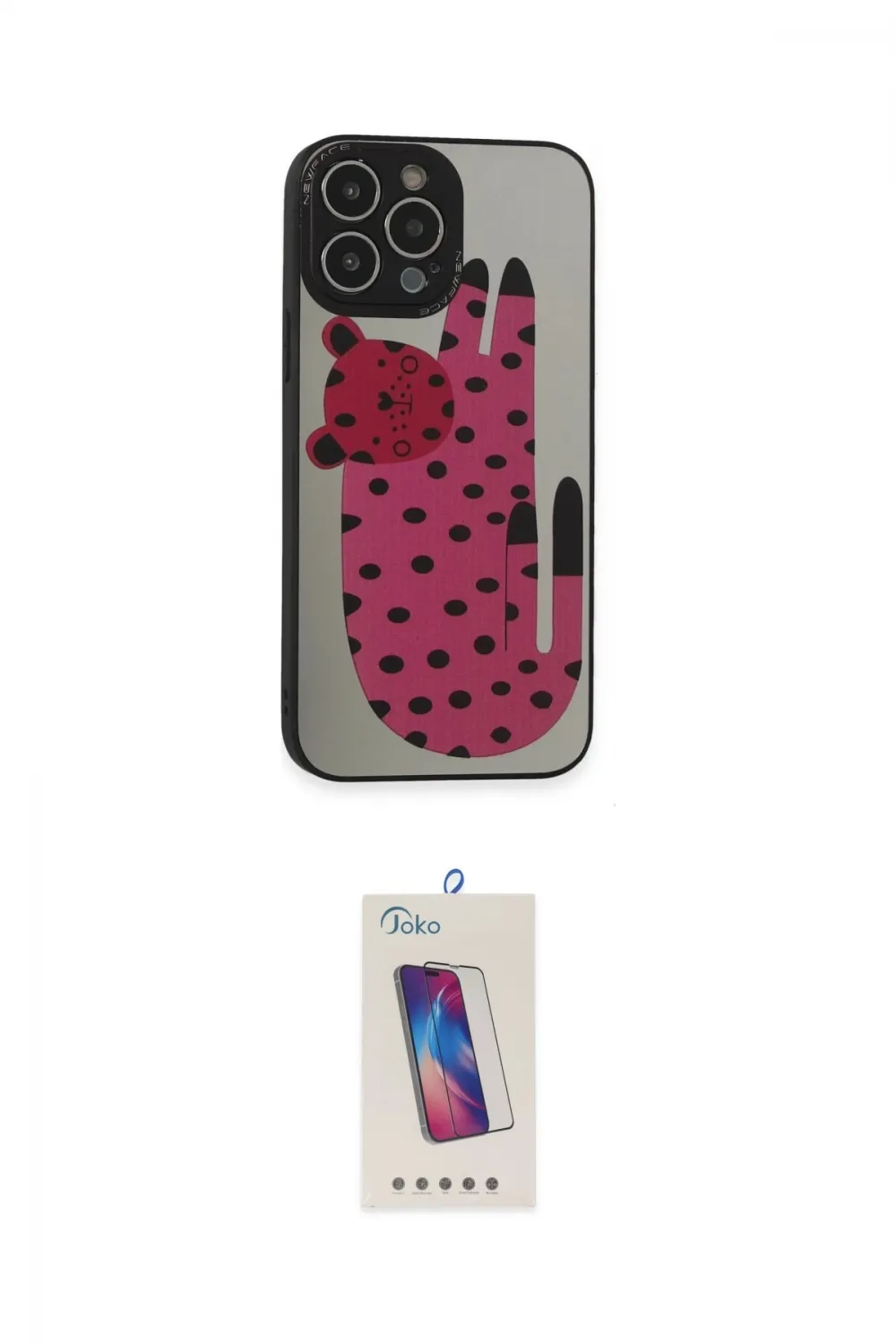 ieg™ iPhone 14 Pro Max Kılıf Odak Klasik Serisi - Siyah Joko 5D Cam