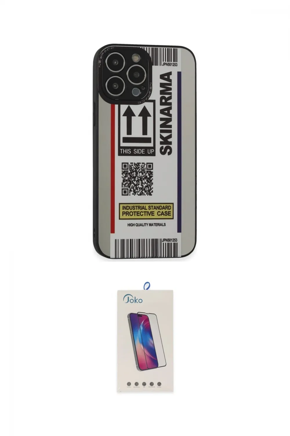 ieg™ iPhone 14 Pro Max Kılıf Odak Klasik Serisi - Siyah Joko 5D Cam
