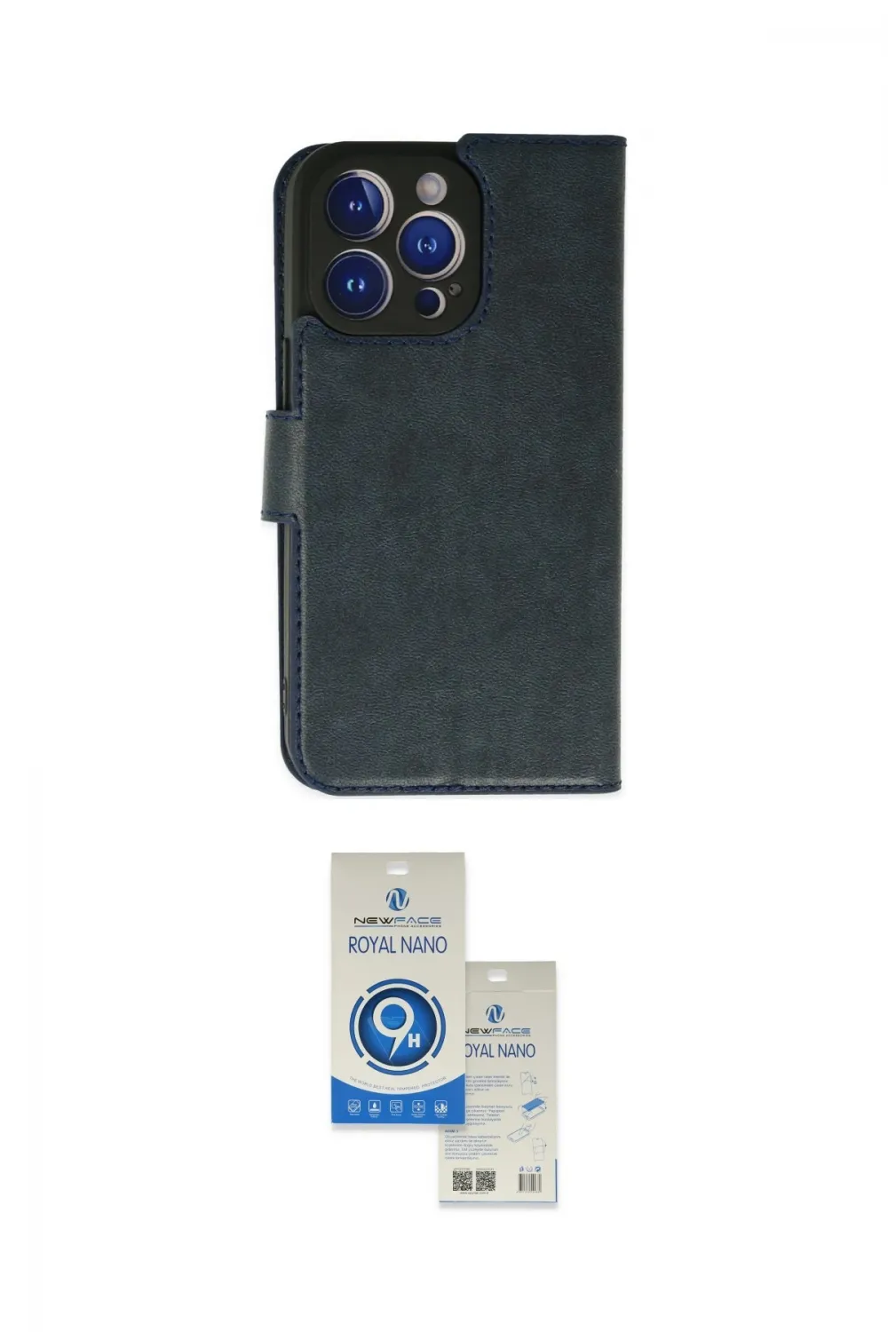 ieg™ iPhone 14 Pro Max Kılıf Siluet Işık Serisi - Şeffaf Royal Nano Ekran Koruyucu