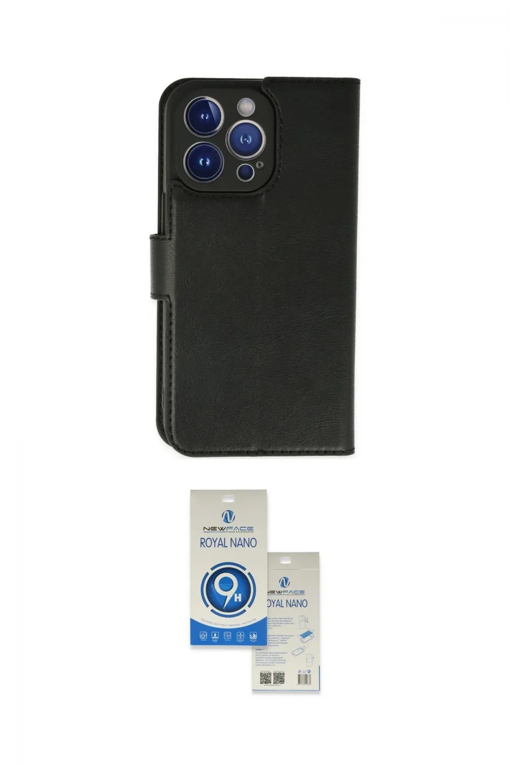 ieg™ iPhone 14 Pro Max Kılıf Siluet Işık Serisi - Şeffaf Royal Nano Ekran Koruyucu