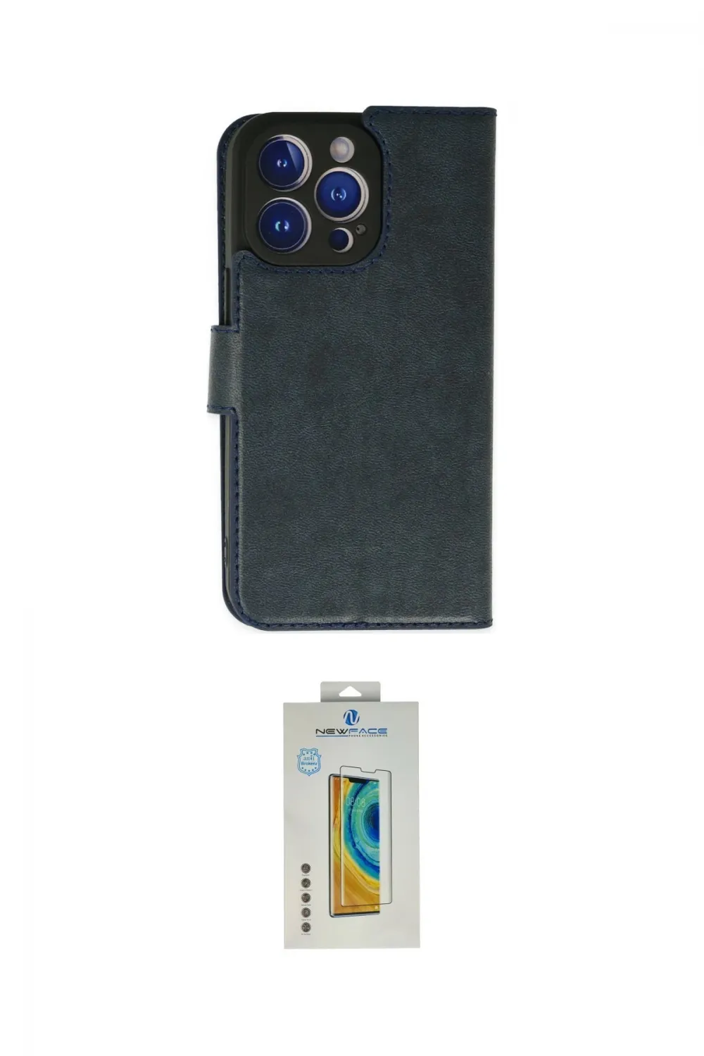 ieg™ iPhone 14 Pro Max Kılıf Siluet Işık Serisi - Siyah Polymer Nano Ekran Koruyucu