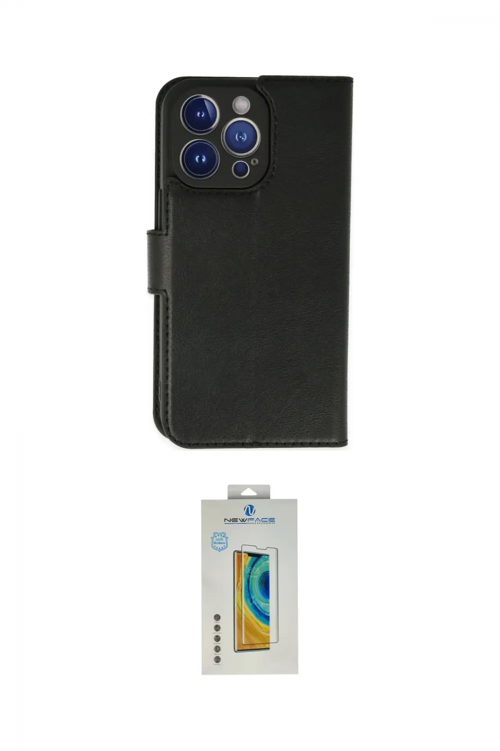 ieg™ iPhone 14 Pro Max Kılıf Siluet Işık Serisi - Siyah Polymer Nano Ekran Koruyucu
