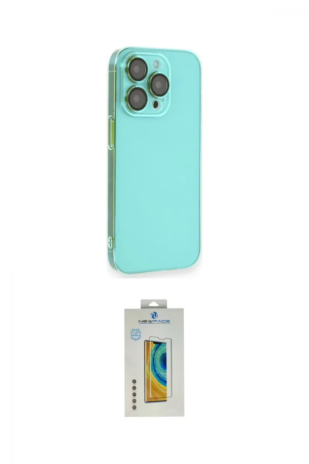 ieg™ iPhone 14 Pro Max Kılıf Siluet Minimal Özel Seri - Siyah Polymer Nano Ekran Koruyucu