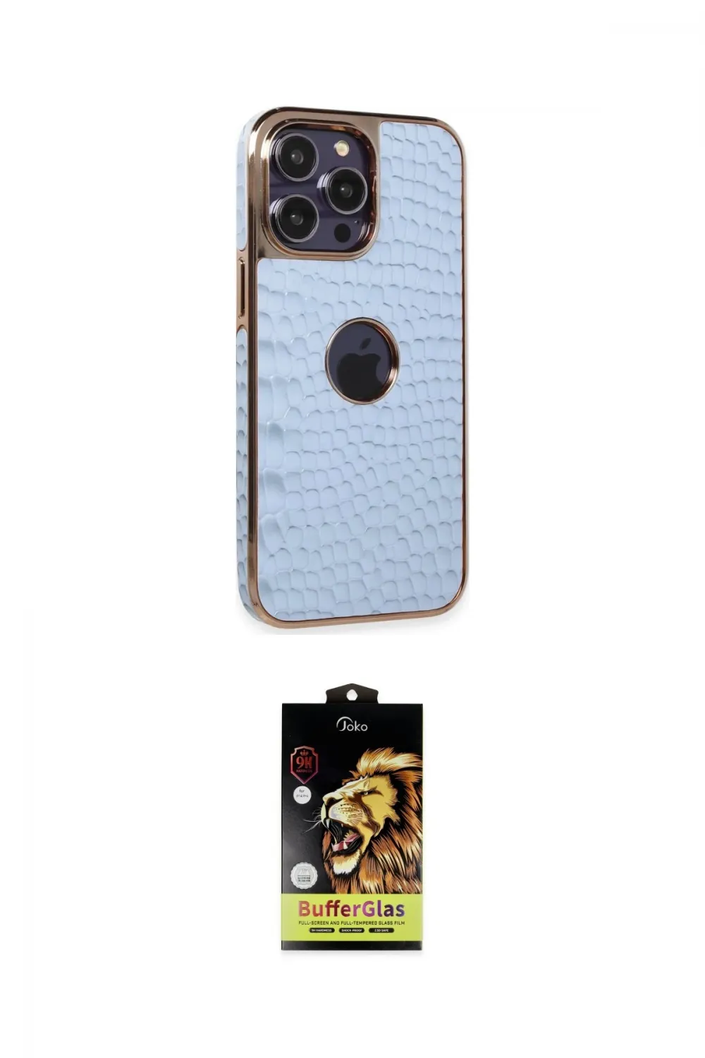 ieg™ iPhone 14 Pro Max Kılıf Ufuk Form Prime - Siyah Buffer Cam Ekran Koruyucu