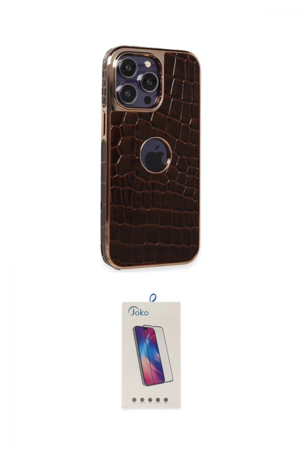 ieg™ iPhone 14 Pro Max Kılıf Ufuk Form Prime - Siyah Joko 5D Cam