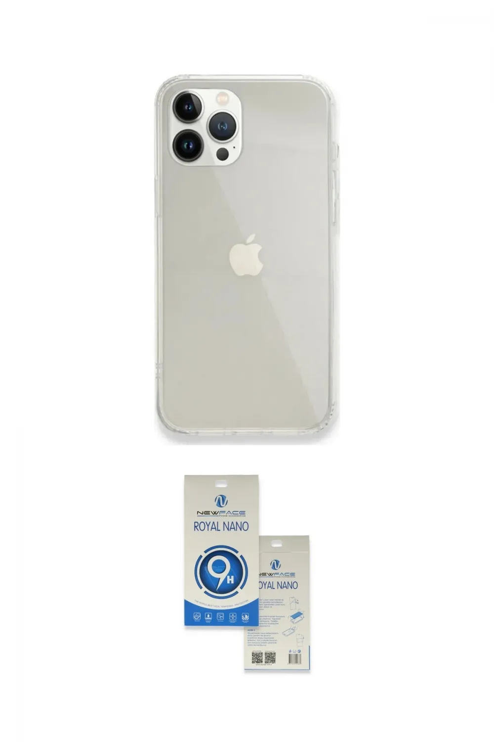 ieg™ iPhone 14 Pro Max Kılıf Vadi Asil Prime - Şeffaf Royal Nano Ekran Koruyucu