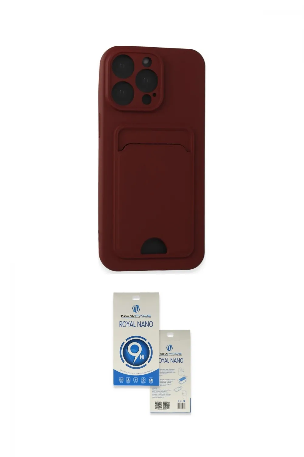 ieg™ iPhone 14 Pro Max Kılıf Vadi Çizgi Prime - Şeffaf Royal Nano Ekran Koruyucu