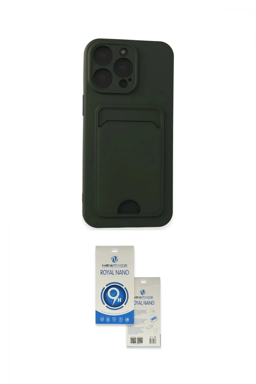 ieg™ iPhone 14 Pro Max Kılıf Vadi Çizgi Prime - Şeffaf Royal Nano Ekran Koruyucu