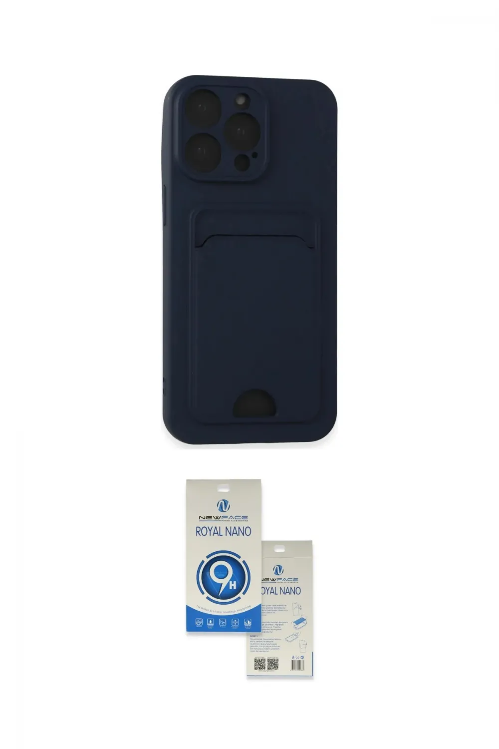 ieg™ iPhone 14 Pro Max Kılıf Vadi Çizgi Prime - Şeffaf Royal Nano Ekran Koruyucu