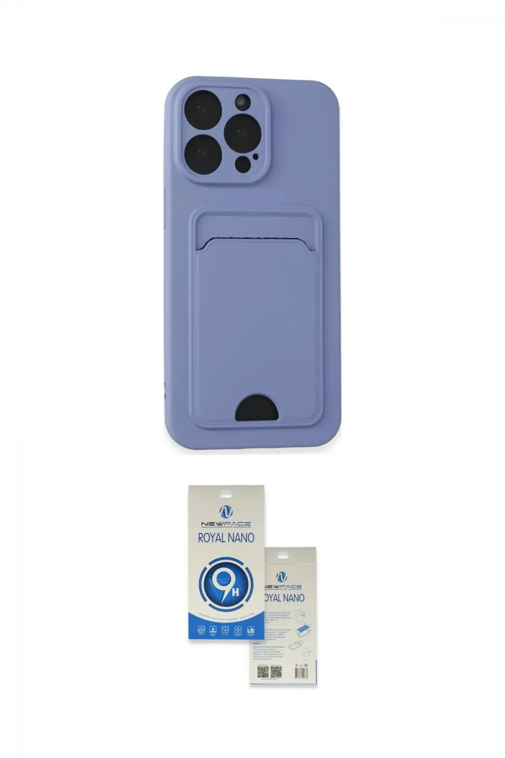 ieg™ iPhone 14 Pro Max Kılıf Vadi Çizgi Prime - Şeffaf Royal Nano Ekran Koruyucu