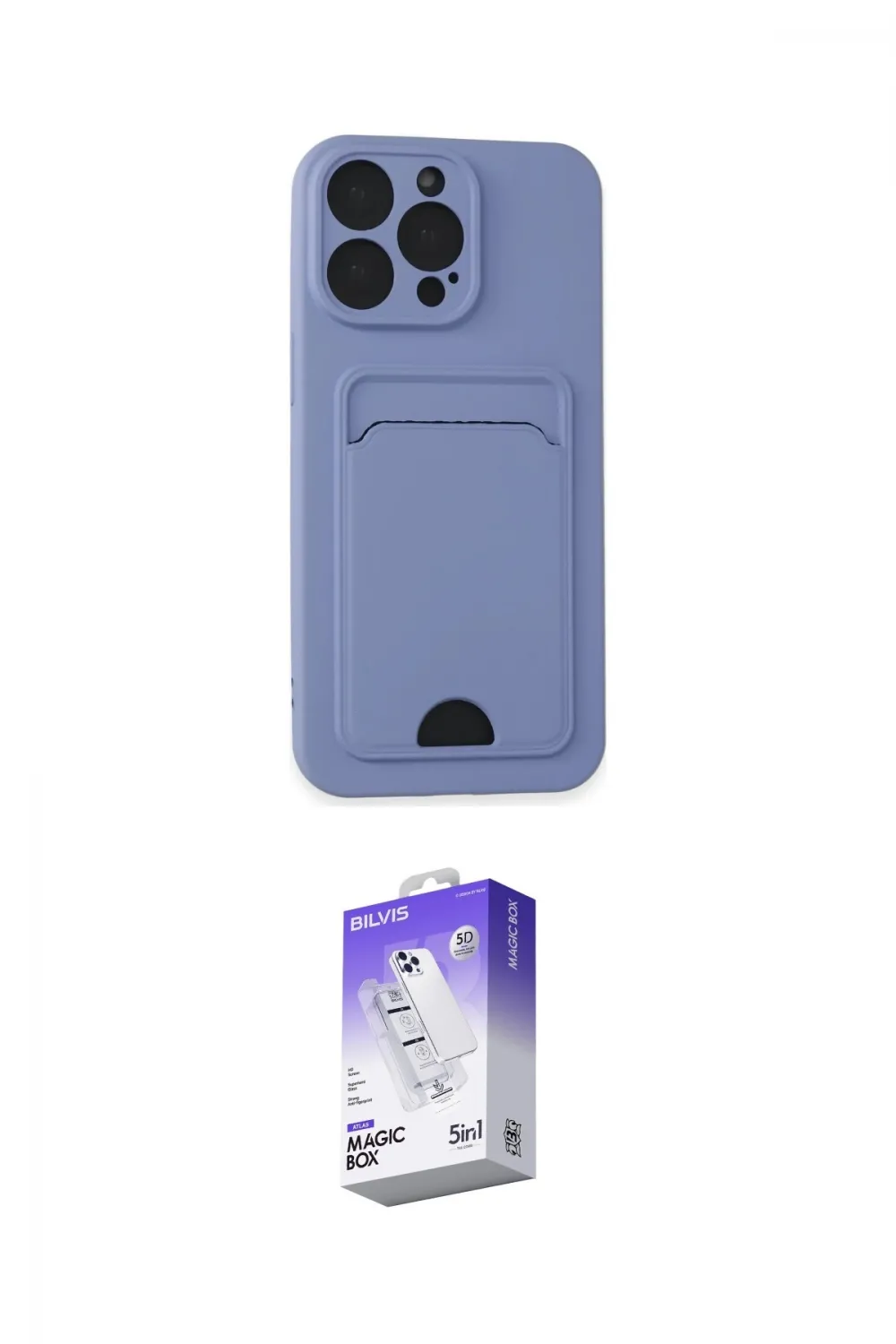 ieg™ iPhone 14 Pro Max Kılıf Vadi Çizgi Prime - Siyah Bilvis 5in1 3D Magic Cam Ekran Koruyucu
