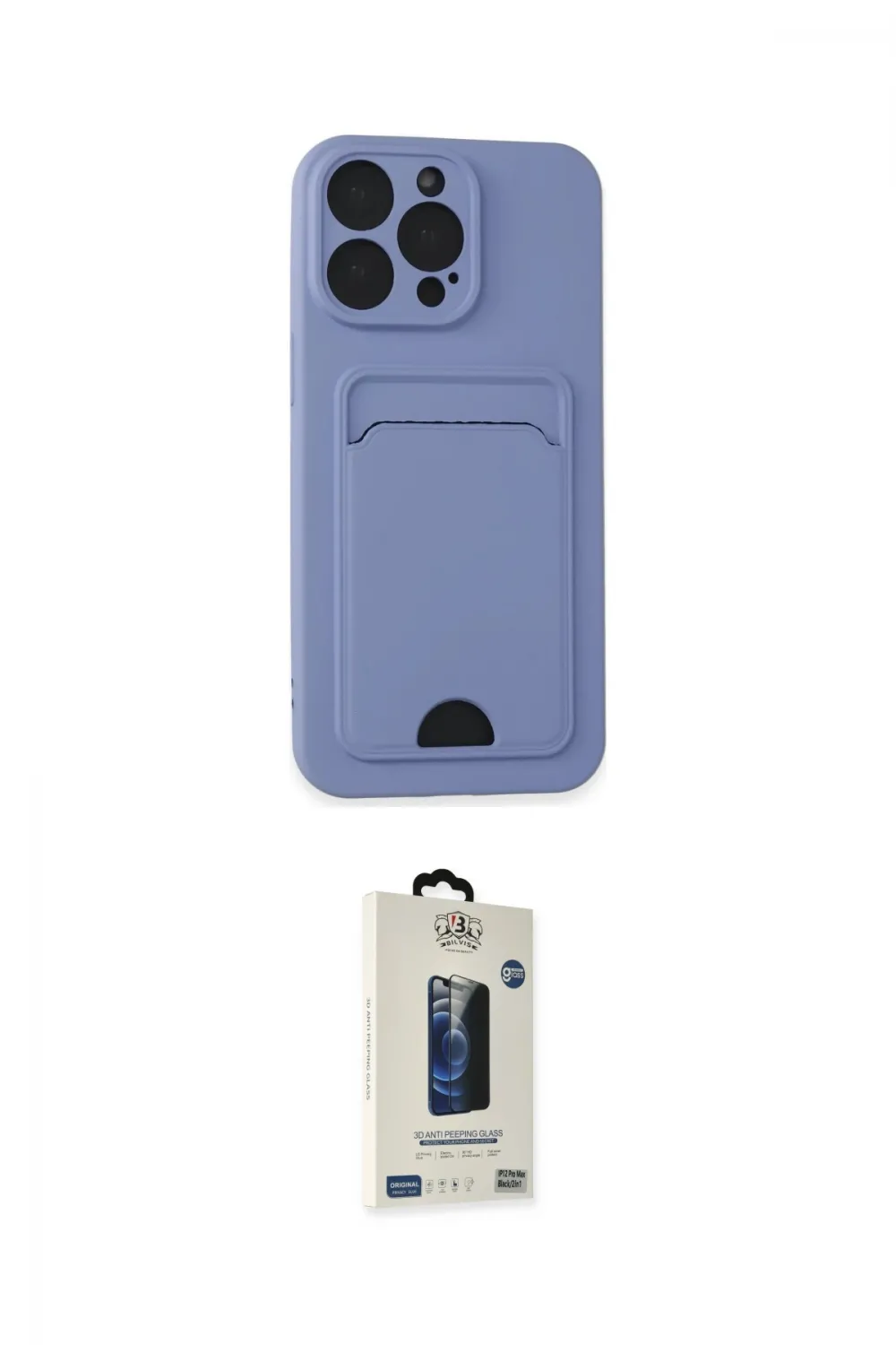 ieg™ iPhone 14 Pro Max Kılıf Vadi Çizgi Prime - Siyah Bilvis Hayalet Cam Ekran Koruyucu