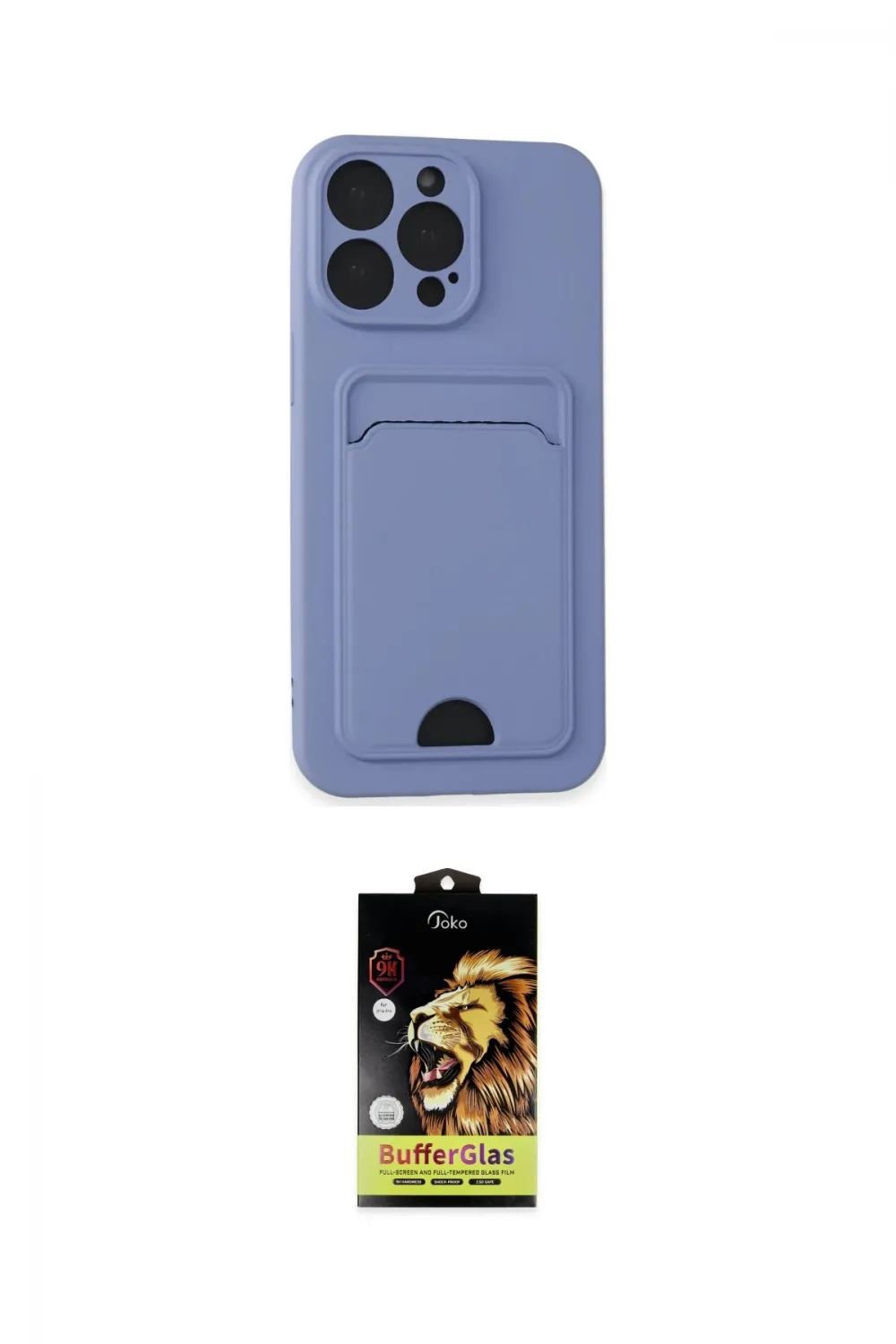 ieg™ iPhone 14 Pro Max Kılıf Vadi Çizgi Prime - Siyah Buffer Cam Ekran Koruyucu