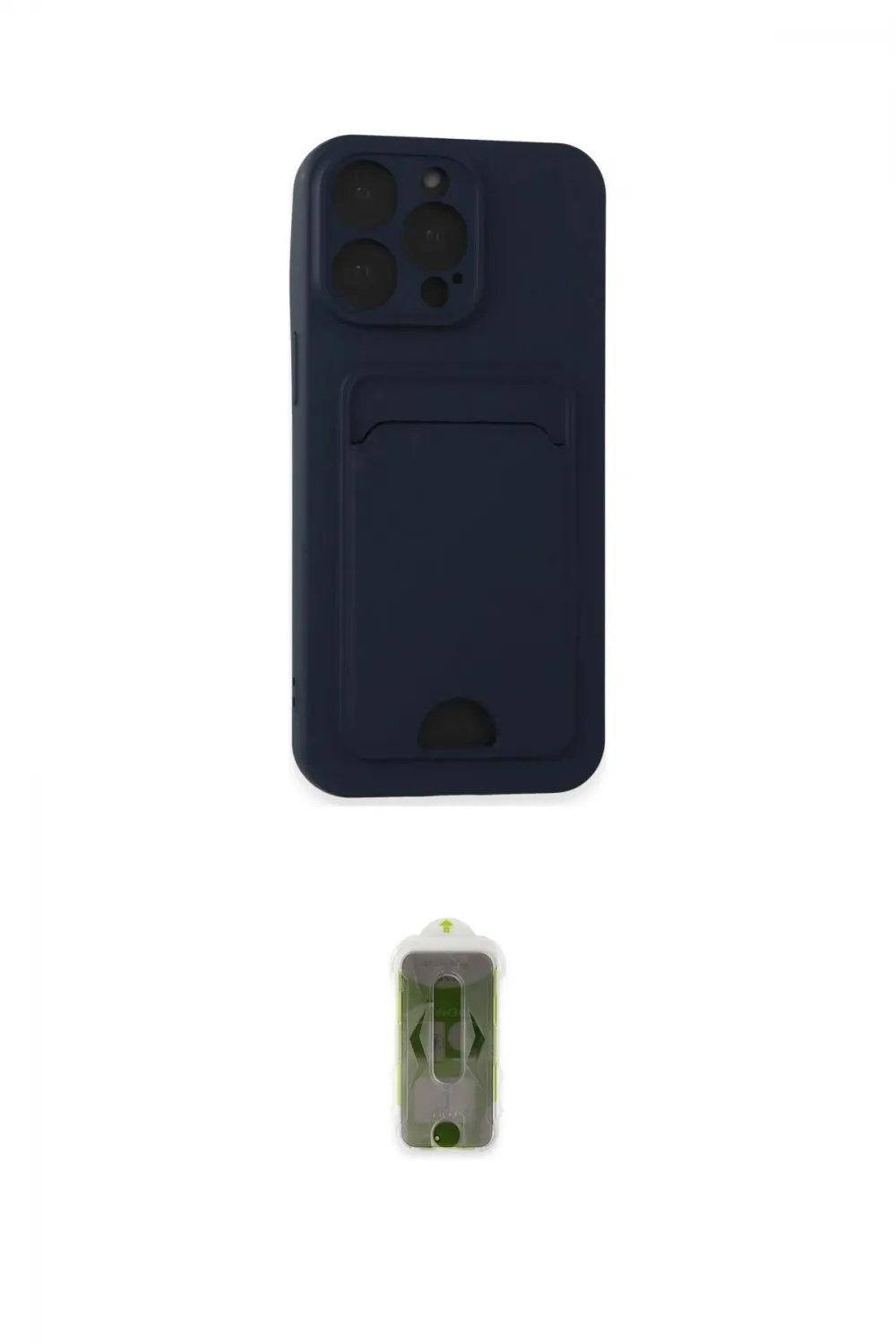 ieg™ iPhone 14 Pro Max Kılıf Vadi Çizgi Prime - Siyah Joko Magic 5D Hayalet Cam